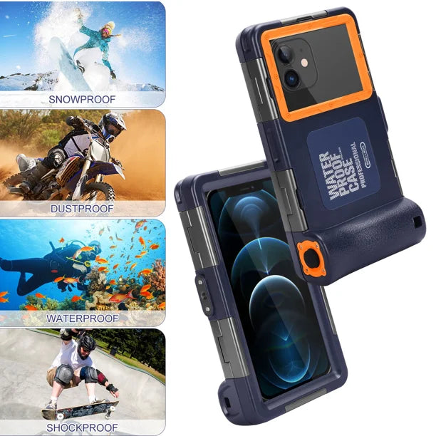 Waterproof Protective Case for Phones Up to 6.9 Inch O868