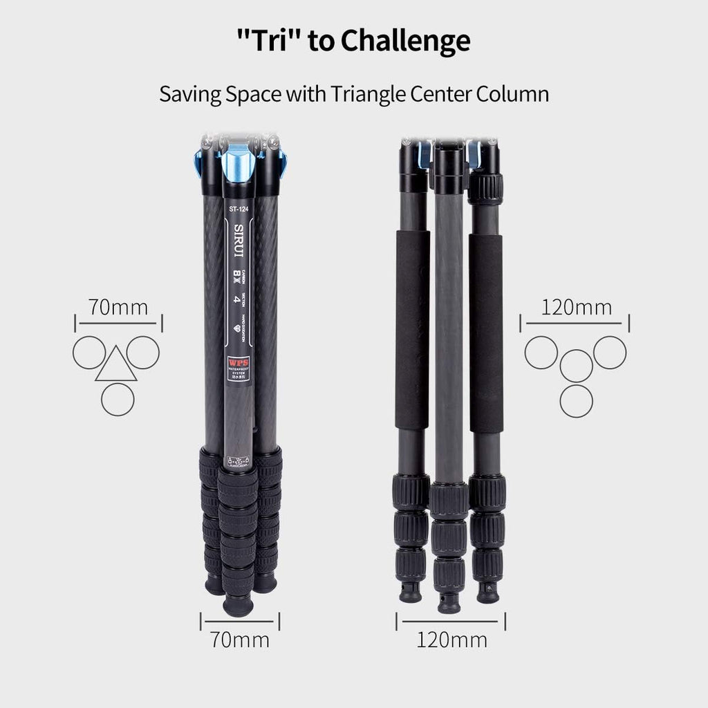 Carbon Fiber Tripod with Triangular Center Column P10305