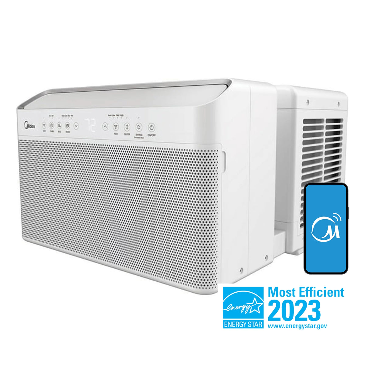 8,000 BTU Smart Inverter U-Shaped Window Air Conditioner G906138
