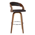 26" Faux Leather Counter Stool in Brown H585272