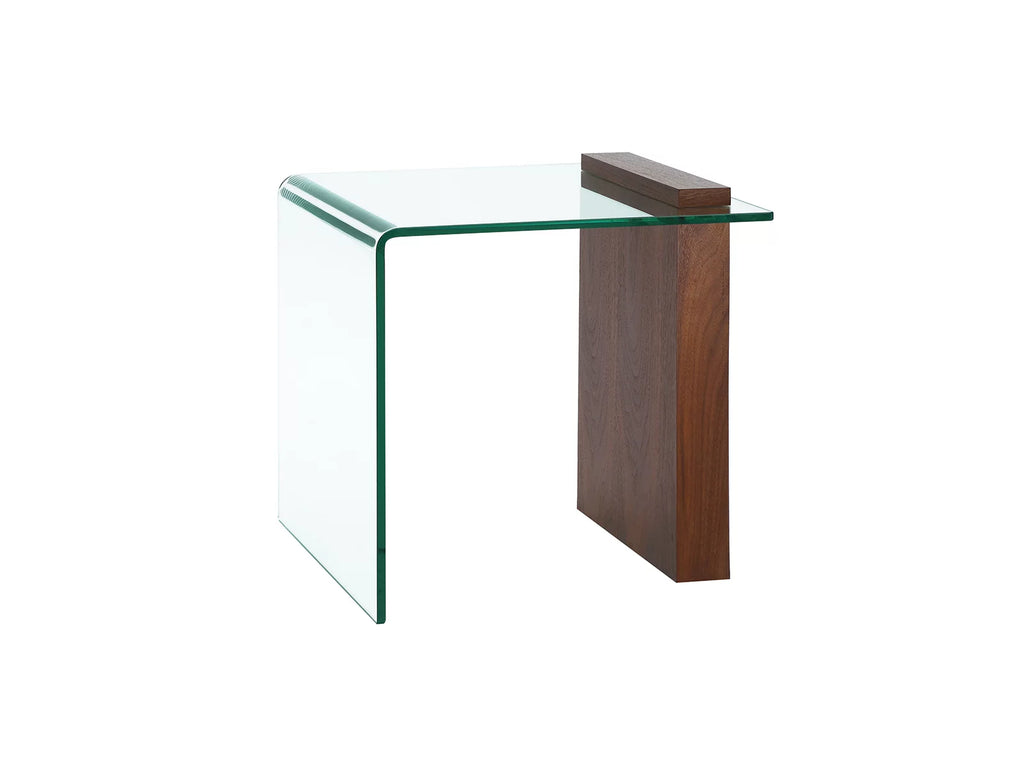 Brown Engineered Wood End Table Q195285