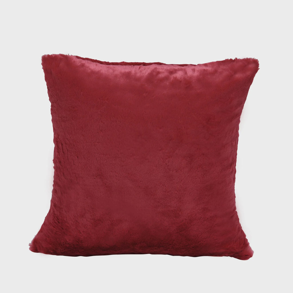 Faux Fur Throw Pillow Cover 4 Piece Set Z46412
