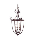 Entry Lantern Foyer 3 Light English Bronze U722