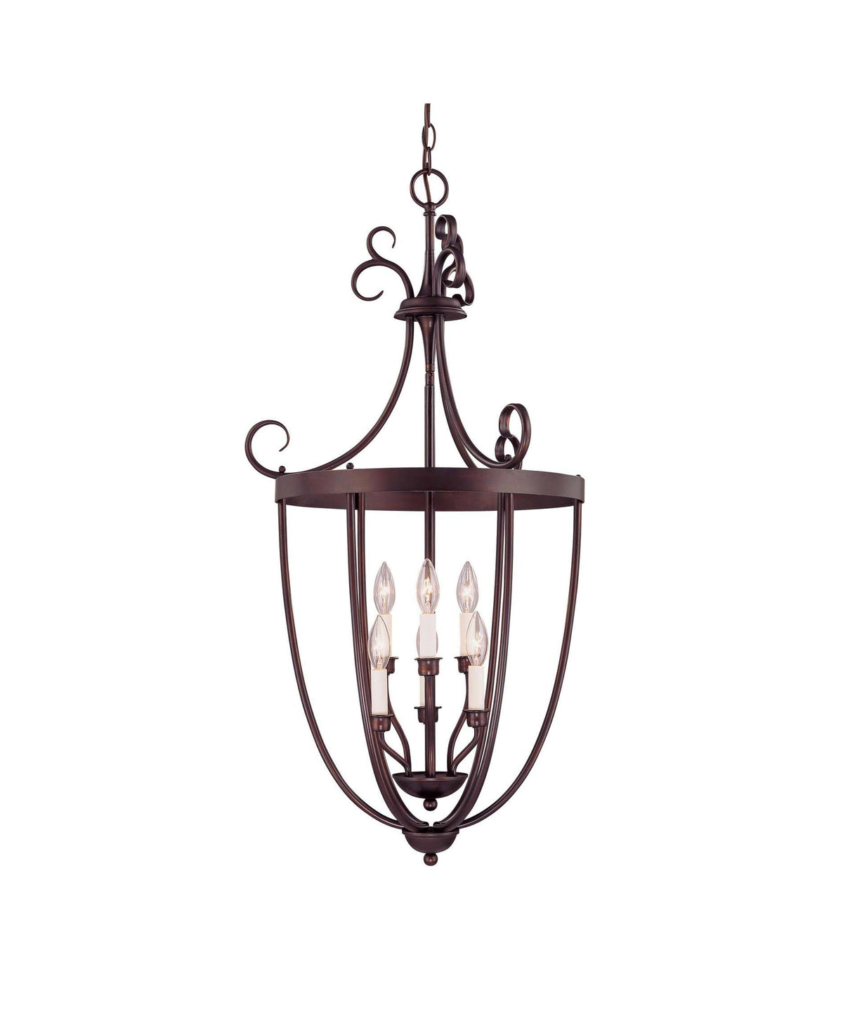 Entry Lantern Foyer 3 Light English Bronze U722