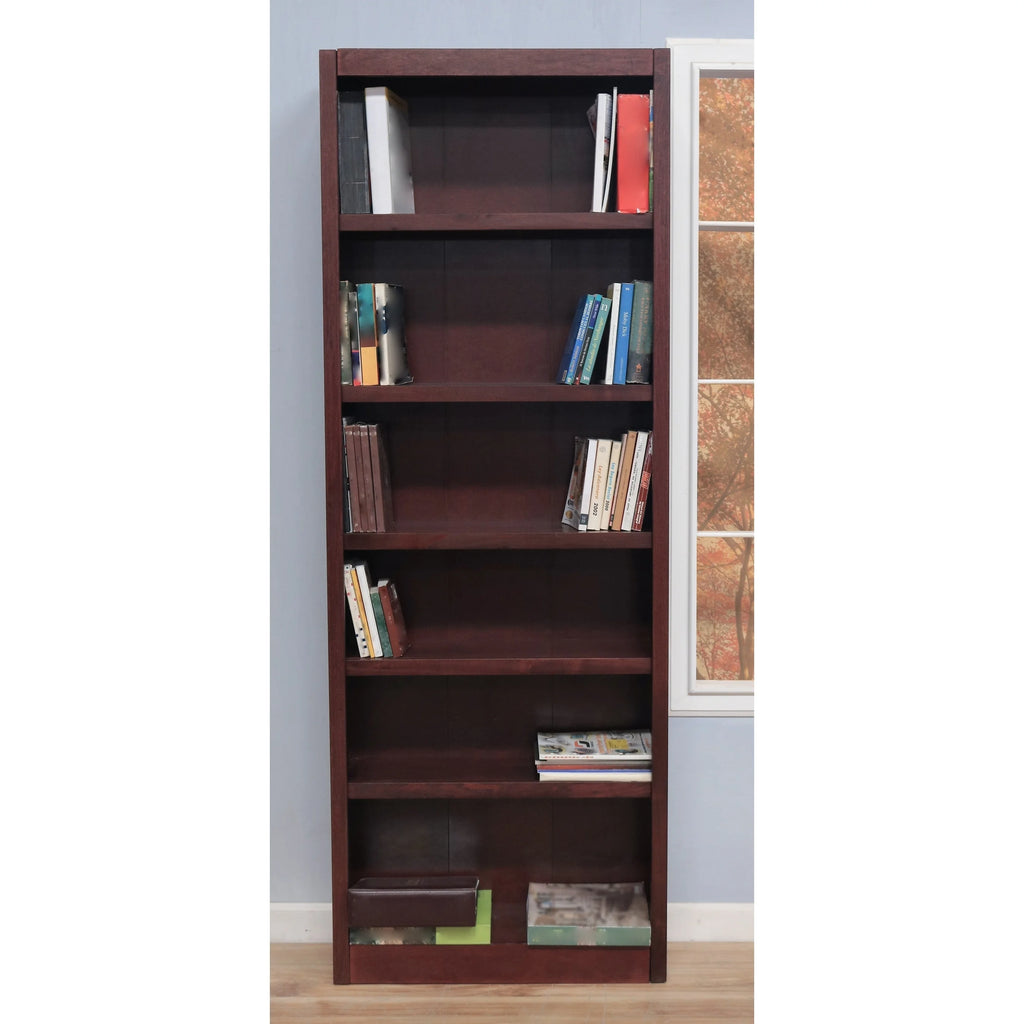 Oak 6 Shelf Bookcase R103