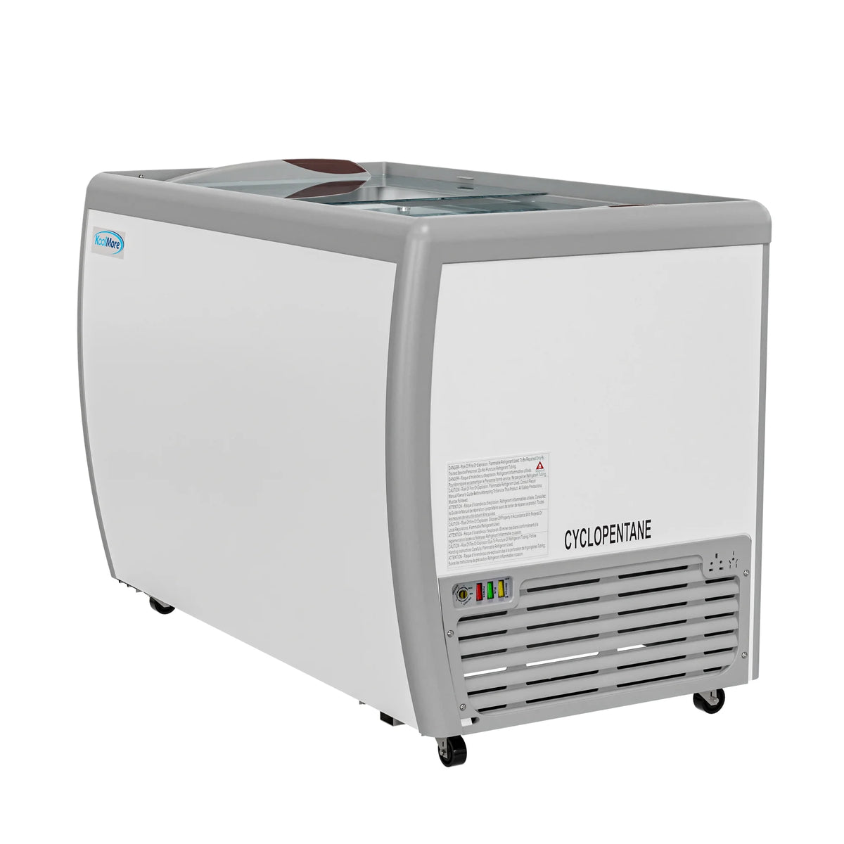 13 cu. ft. Gelato Dipping Cabinet Display Freezer with Sliding Glass Door E4836