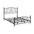 Black King Metal Bed-In-A-Box X562530