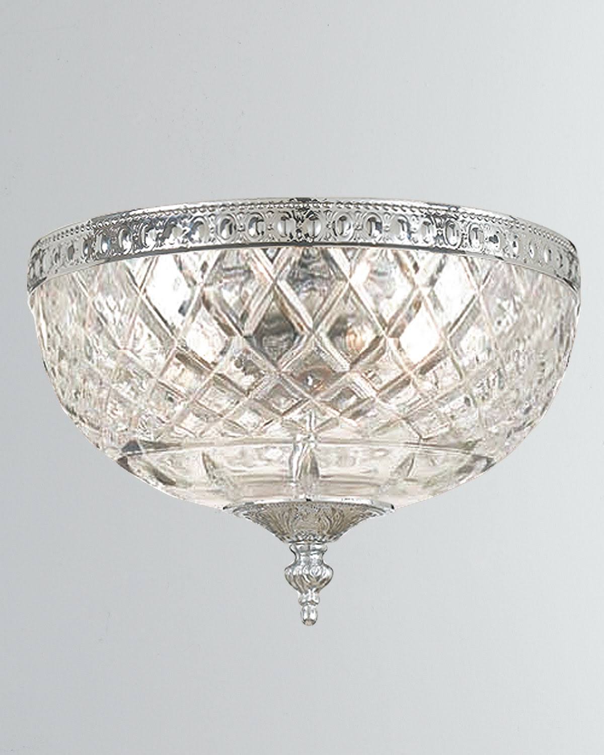 Polished Chrome 2 Light Ceiling Mount B2378