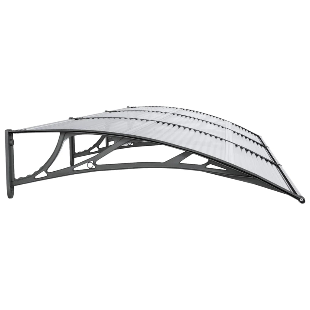 Black Polycarbonate Door Canopy O5690