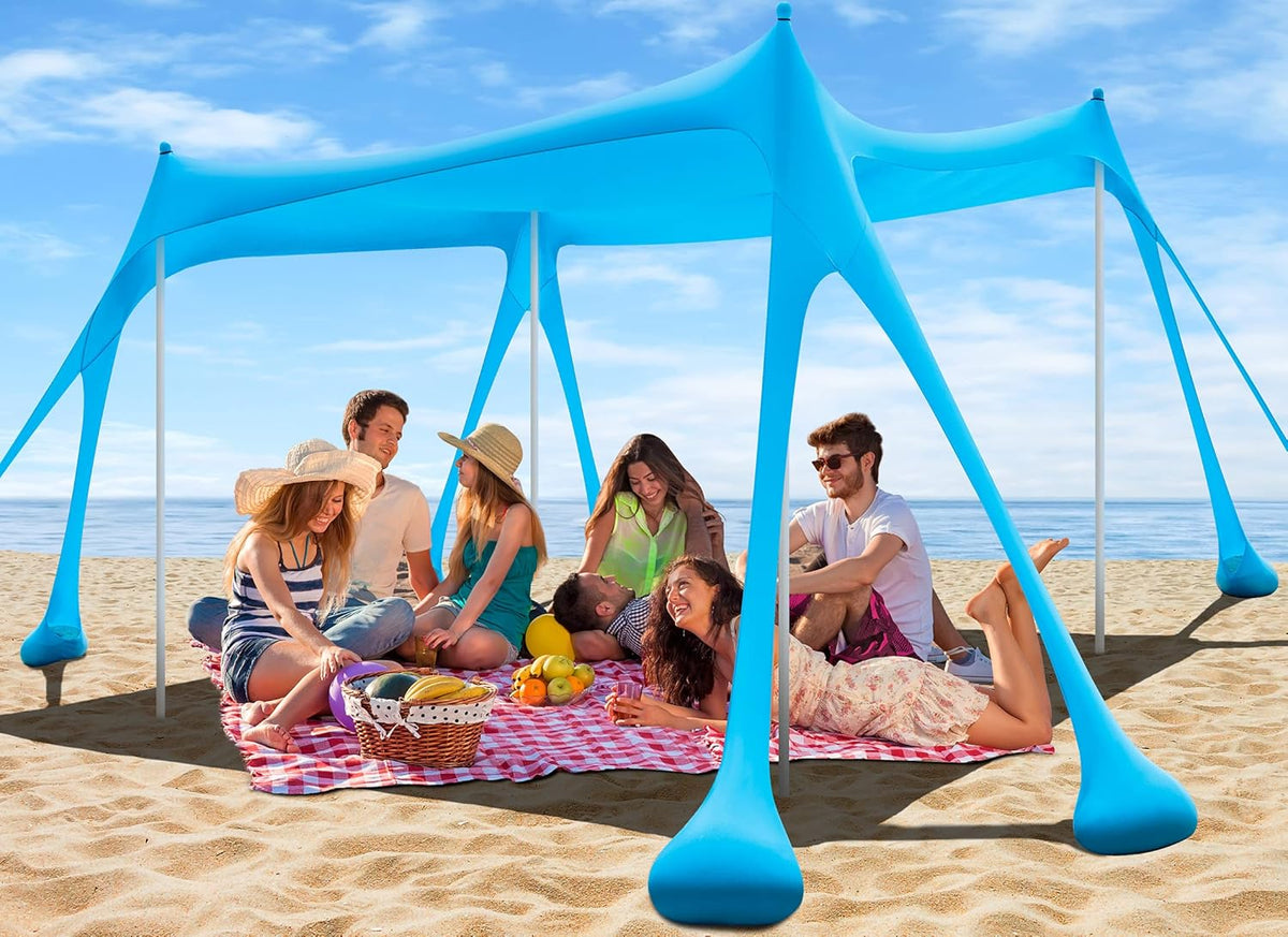 10×10ft Beach Canopy Tent with Sandbags V421