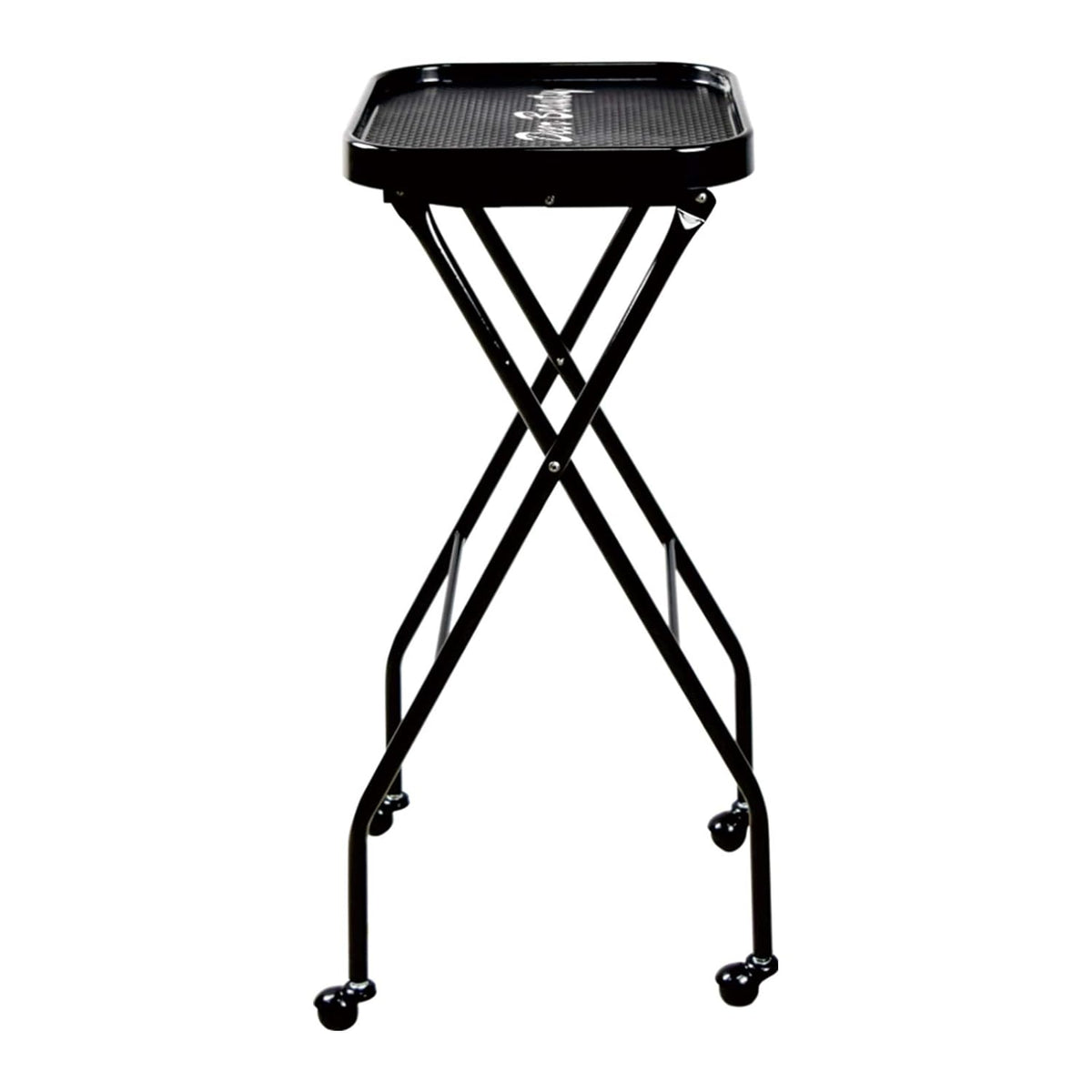 Salon Tray Metal Rolling Folding Cart S4548