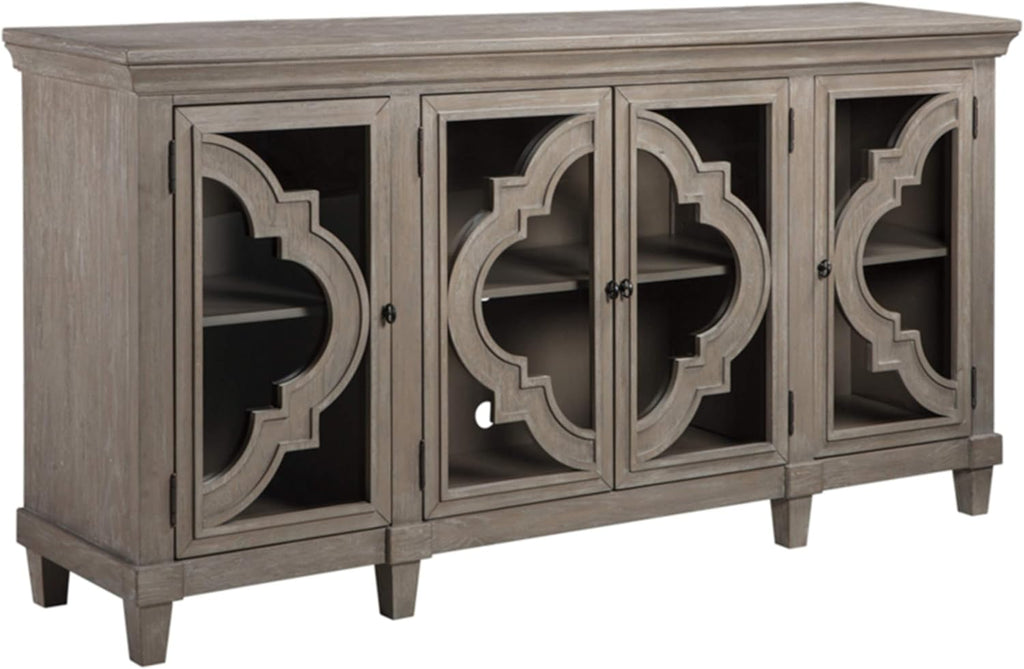 Vintage White Accent Cabinet or End Table U41324