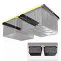 Black Adjustable Height Overhead Garage Ceiling Mounted Storage Unit U94727
