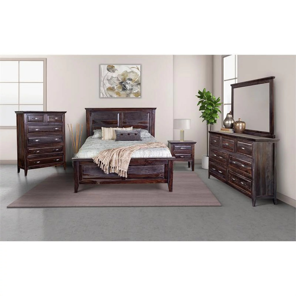 Solid Sheesham Wood Bed M377