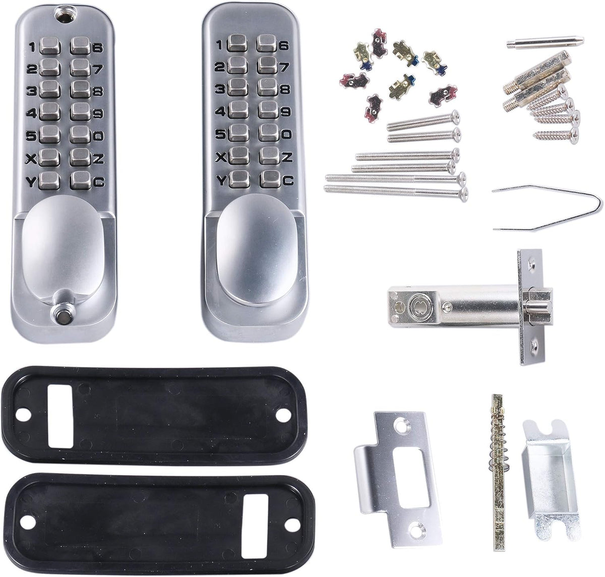 Double Keypad Mechanical Combination Lock Pack of 2 D564550