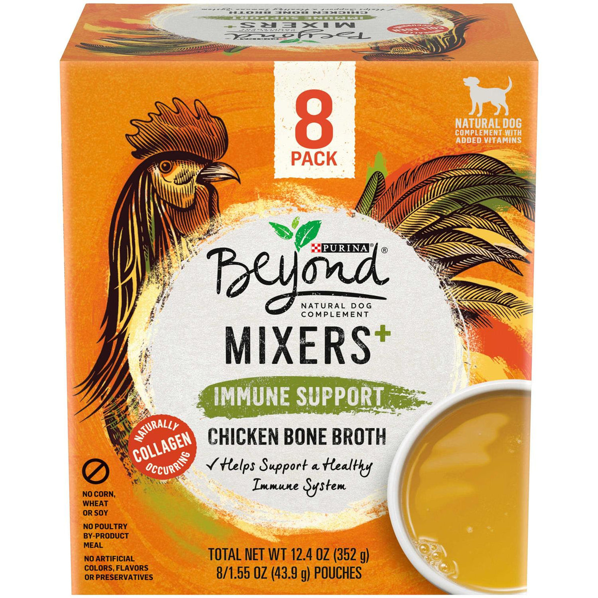 Natural Chicken Bone Broth Wet Cat Food V80013