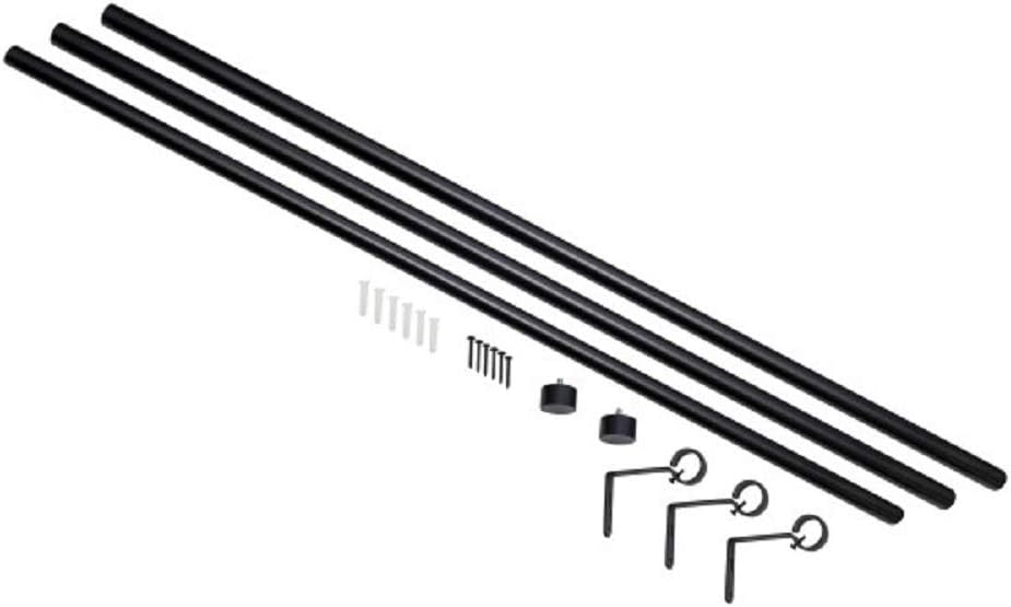 Nickel Adjustable Curtain Rod 36 to 72-Inches S3800