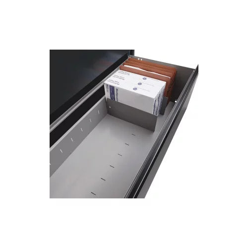 Black 3 Drawer Lateral File Cabinet G454