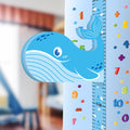 3D Dolphin Kids Measuring Chart with Average Height Line K338