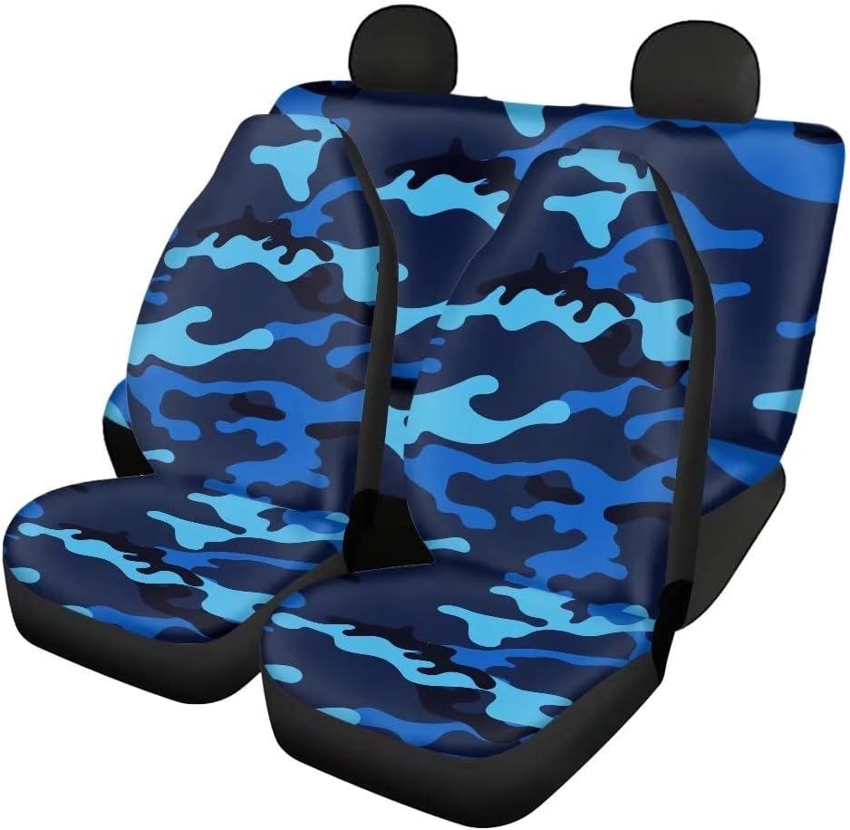 Purple Car Seat Cover Full Set Front and Rear Bench Seats M26731