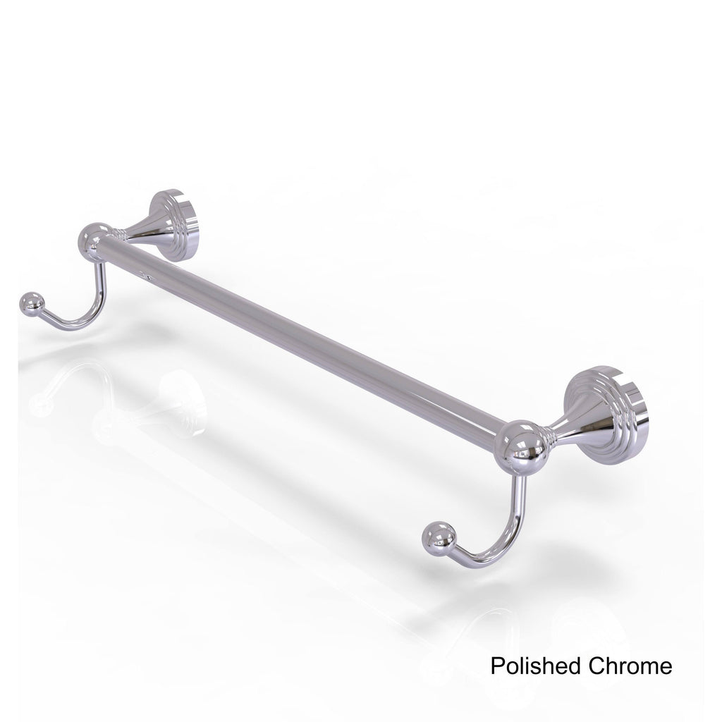 36x22 Towel Bar with Integrated Hooks M253789