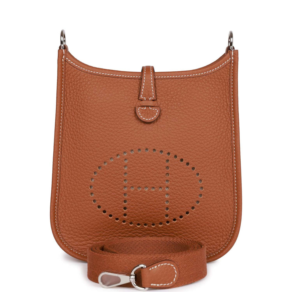 Gold Clemence Palladium Hardware Bag D195