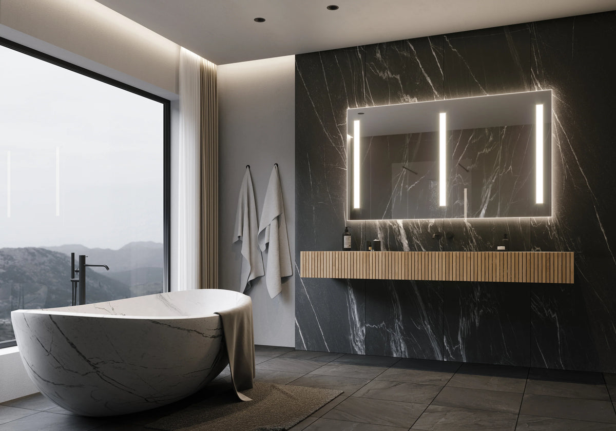 60 x 35 Rectangle Illuminated Mirror V6419