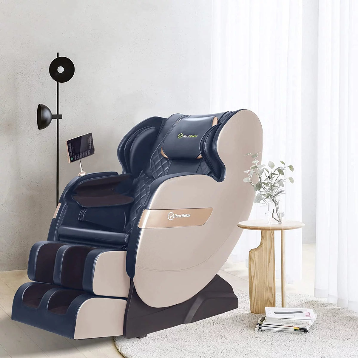 Blue Zero Gravity Shiatsu Massage Chair H15875