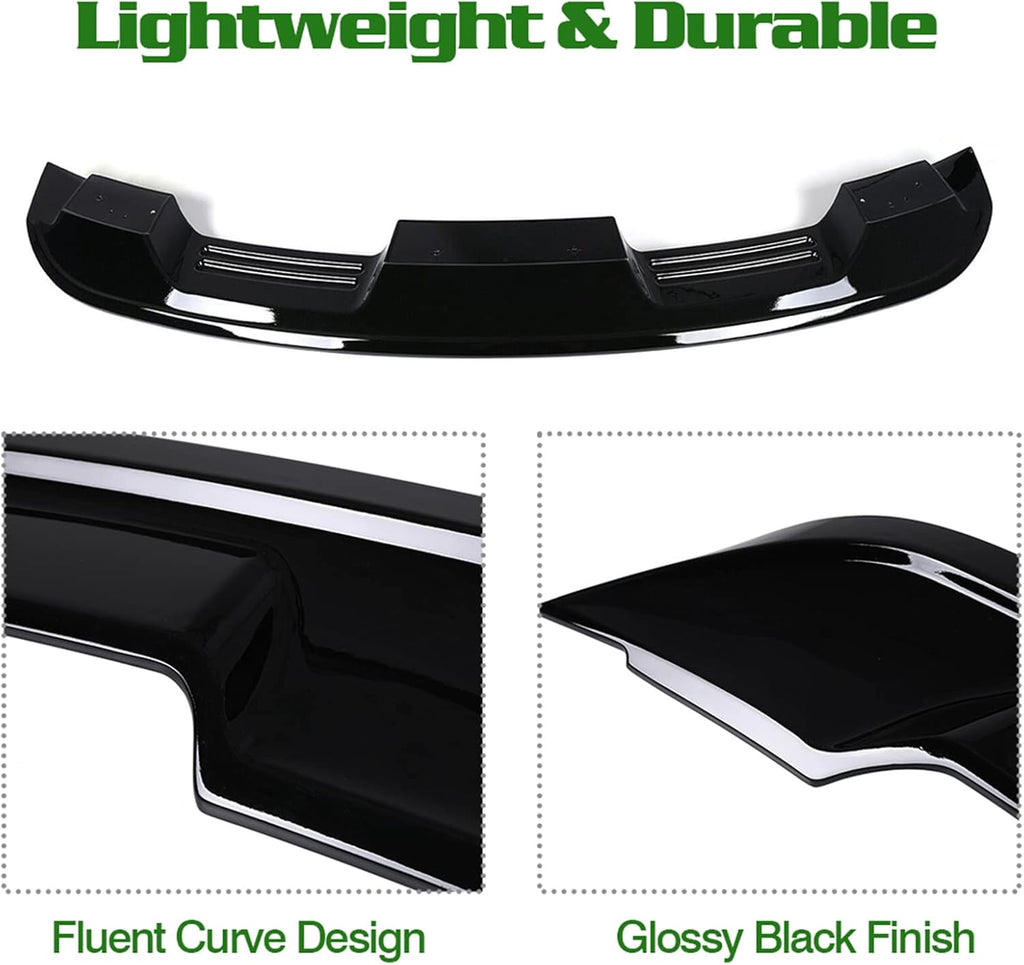 Glossy Black Rear Trunk Spoiler Wing R1205