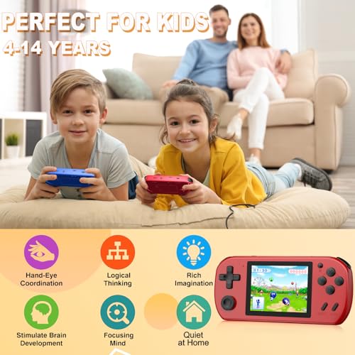 Handheld Retro Video Game System with 270 Games, Black P947880