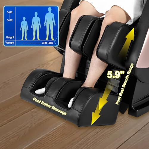 Zero Gravity Full Body Massage Chair with Shiatsu Heating Airbags D702