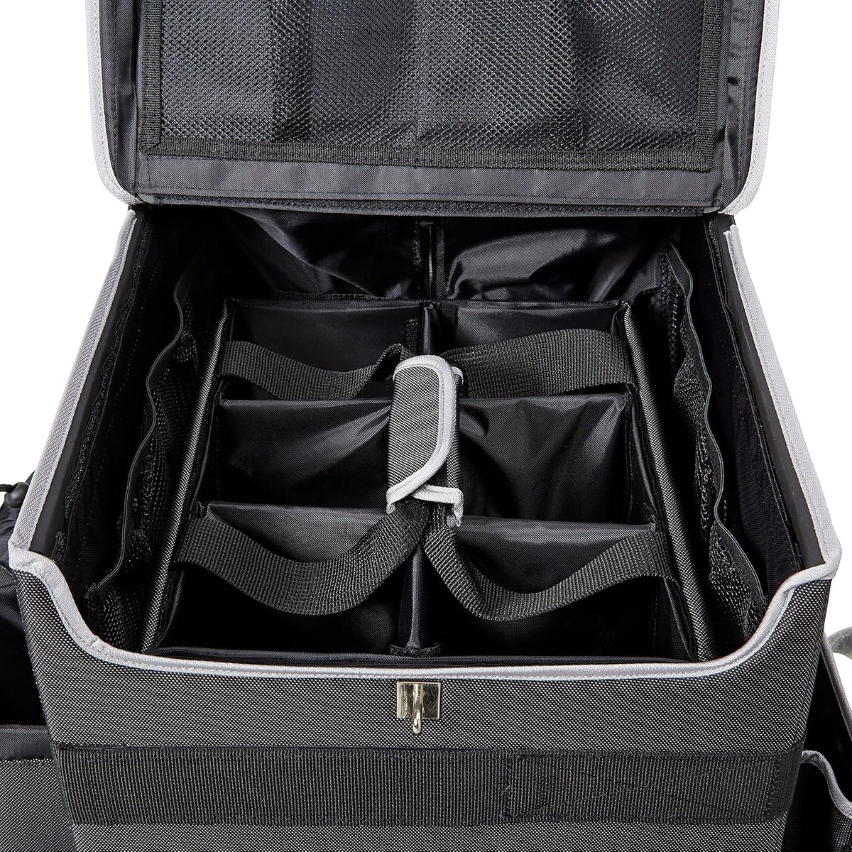 Executive Janitorial Housekeeping Quick Cart, Medium, Dark Gray M1627
