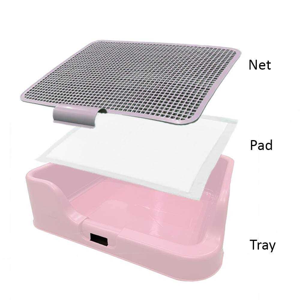 Indoor Dog Potty Tray with Protection Wall P479