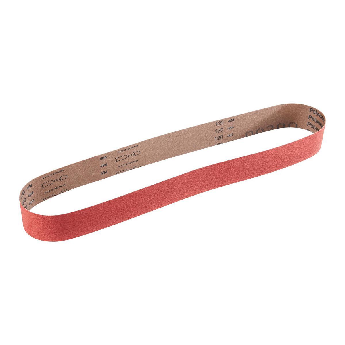 2 in. x 48 in. 120-Grit Ceramic Alumina Sanding Belts 2-Pack E689
