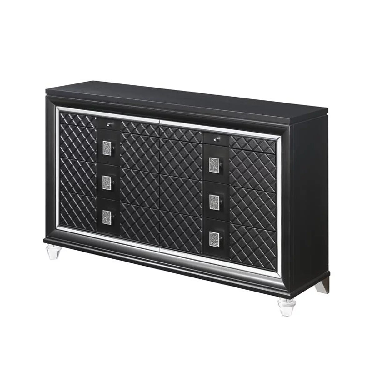 Metallic Gray Dresser I66156