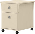 Antique White 2 Drawer Mobile File Cabinet G879465