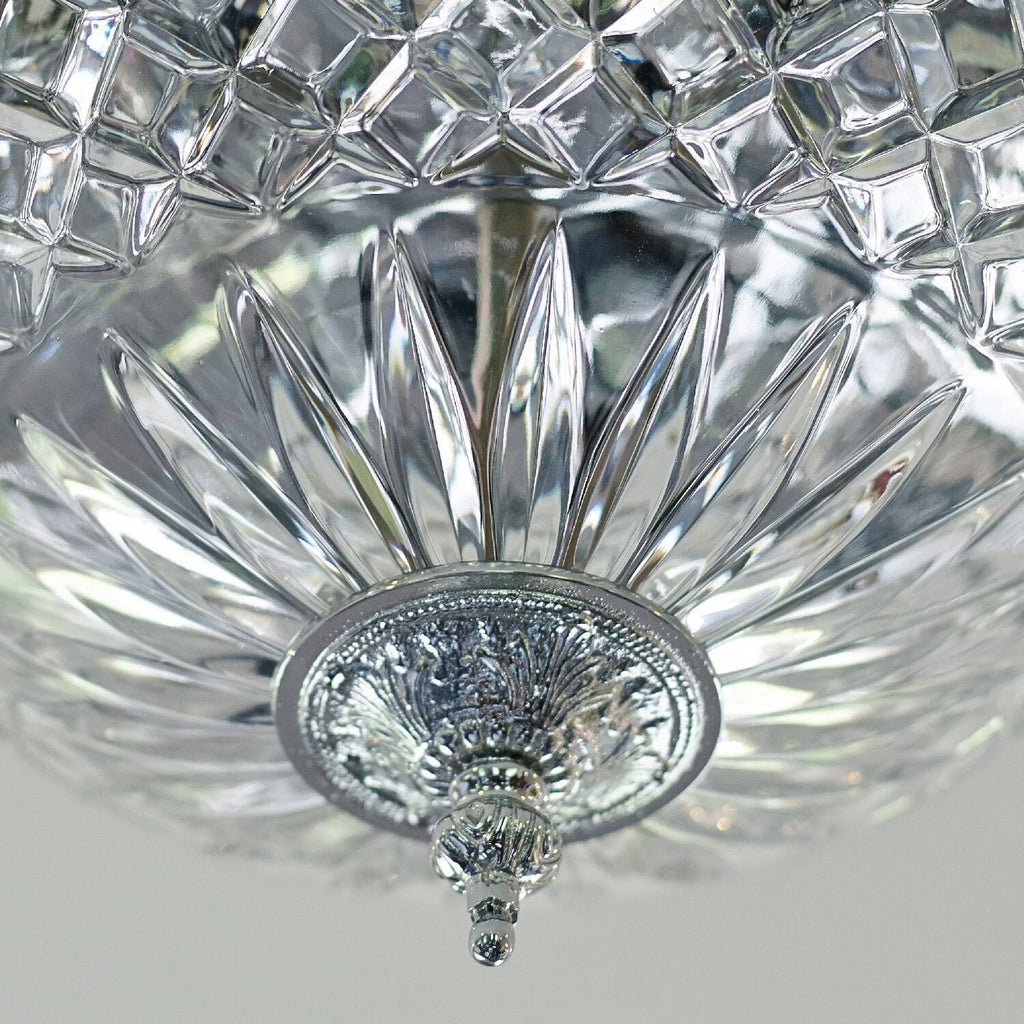 Polished Chrome 2 Light Ceiling Mount B2378