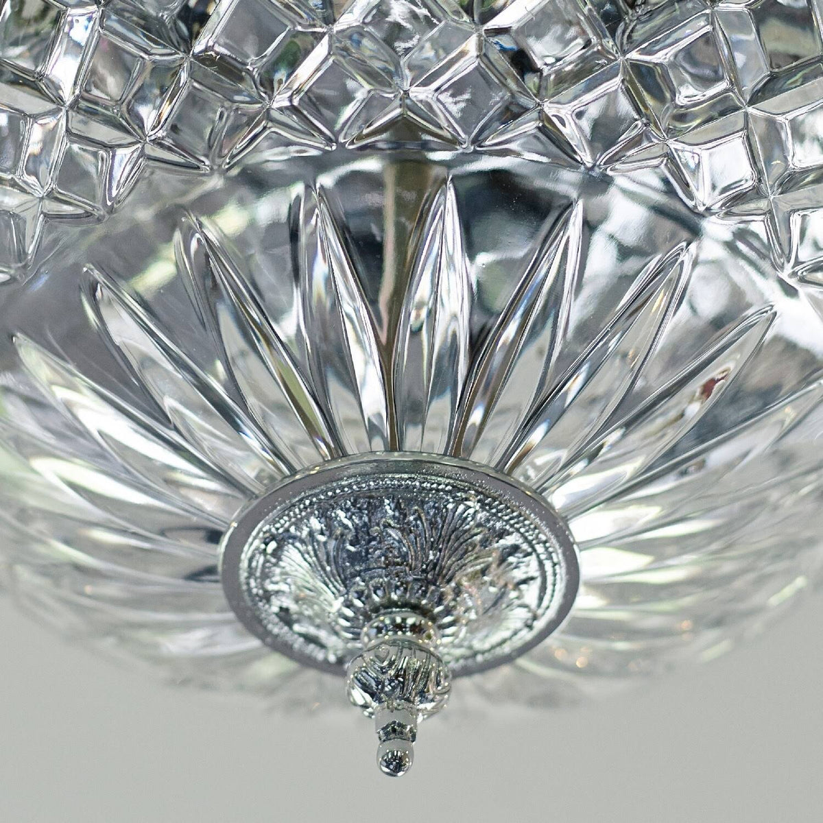 Polished Chrome 2 Light Ceiling Mount B2378