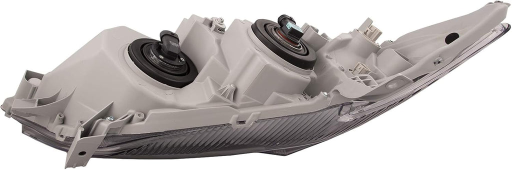 Chrome Housing Halogen Headlight Compatible with Toyota Camry 2010-2011 Right Passenger Side U529