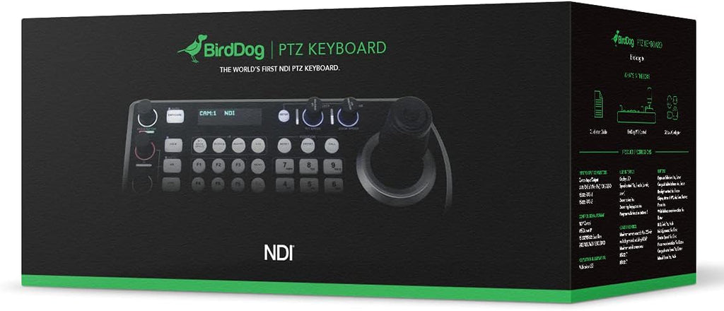 PTZ Keyboard Controller with NDI, VISCA, RS-232 and RS-422 Support W14449