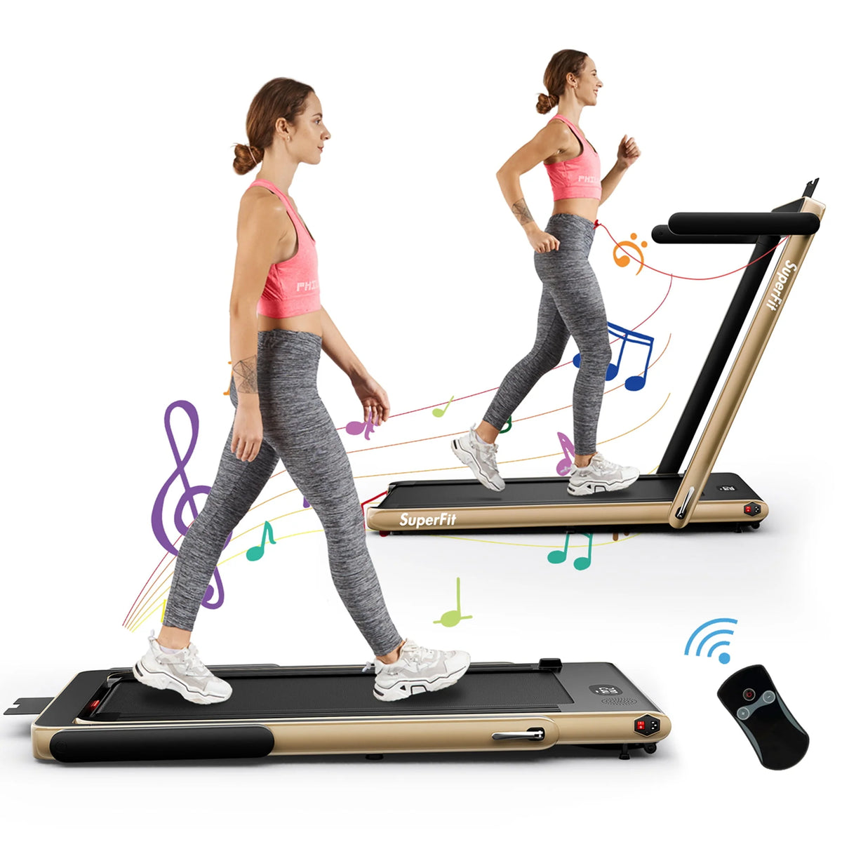 Black Folding Treadmill N68134