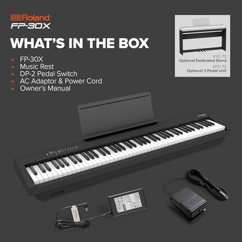 Black 88-Note Digital Piano Q1052