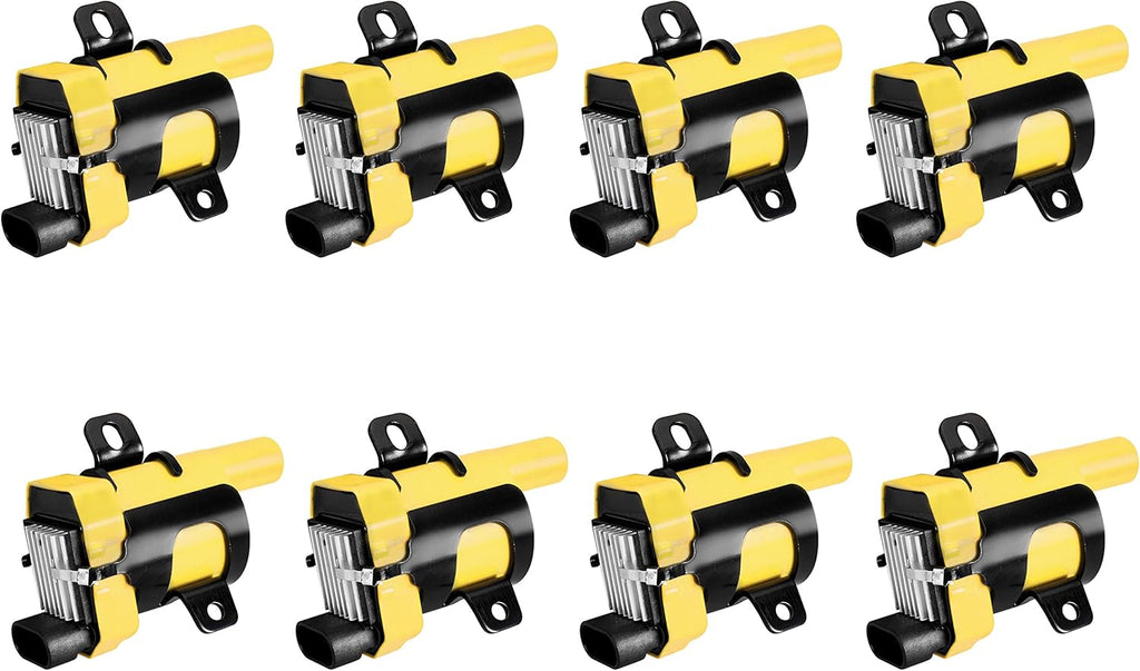 Set of 8 Heavy Duty Round Ignition Coil Pack I716911
