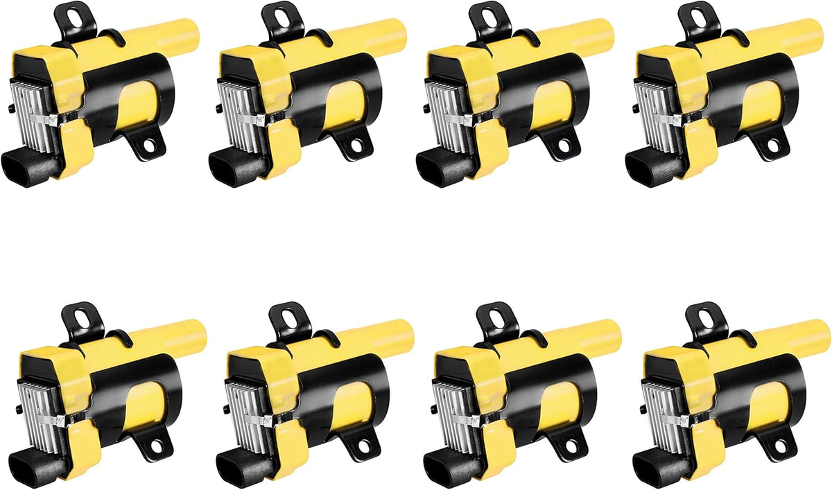 Set of 8 Heavy Duty Round Ignition Coil Pack I716911