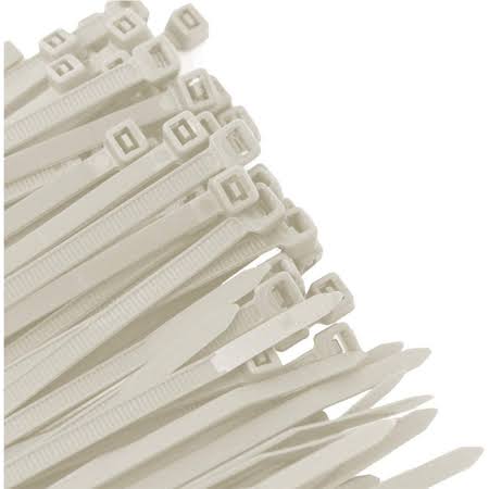 8-Inch Standard Duty Cable Ties Natural 1000-Pack S784