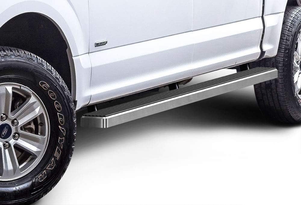 Silver 5 inches Running Boards Side Steps Step Rails N194996