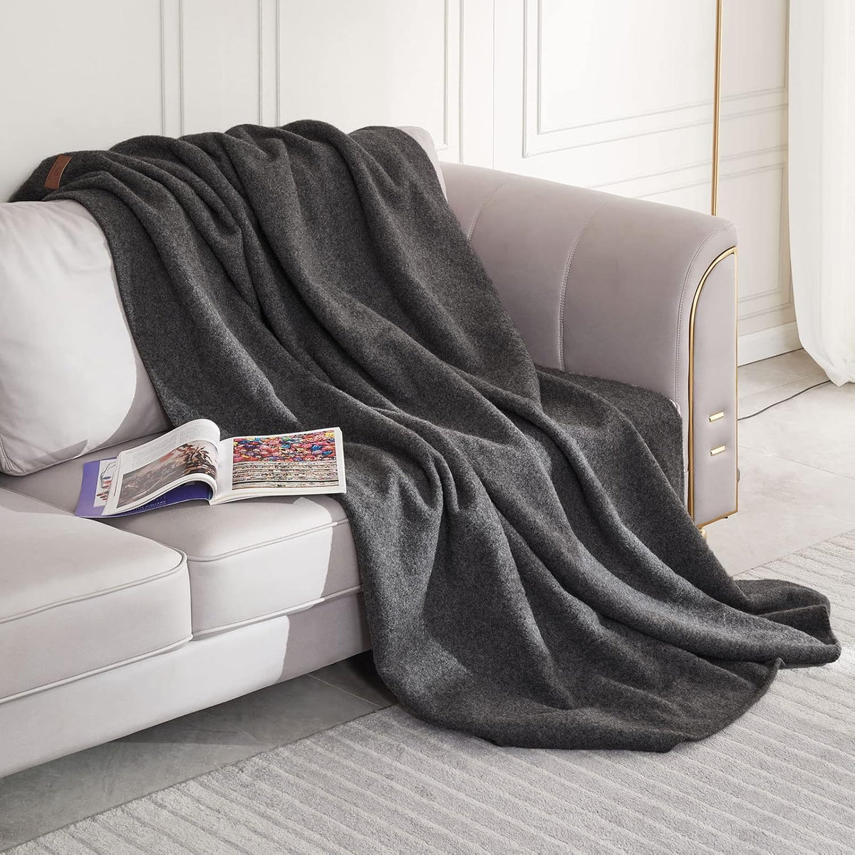 Merino Wool 60×80Inches Throw Blanket T979090