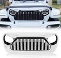 White Black Front Grill Cover with Mesh for Jeep Wrangler Y7777