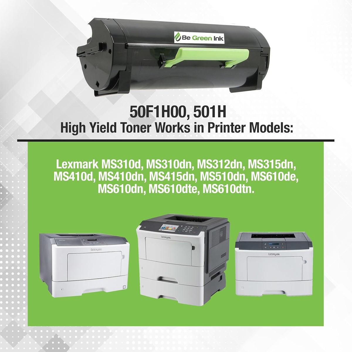 Toner Cartridge Compatible Black 5,000 High Yield K25121