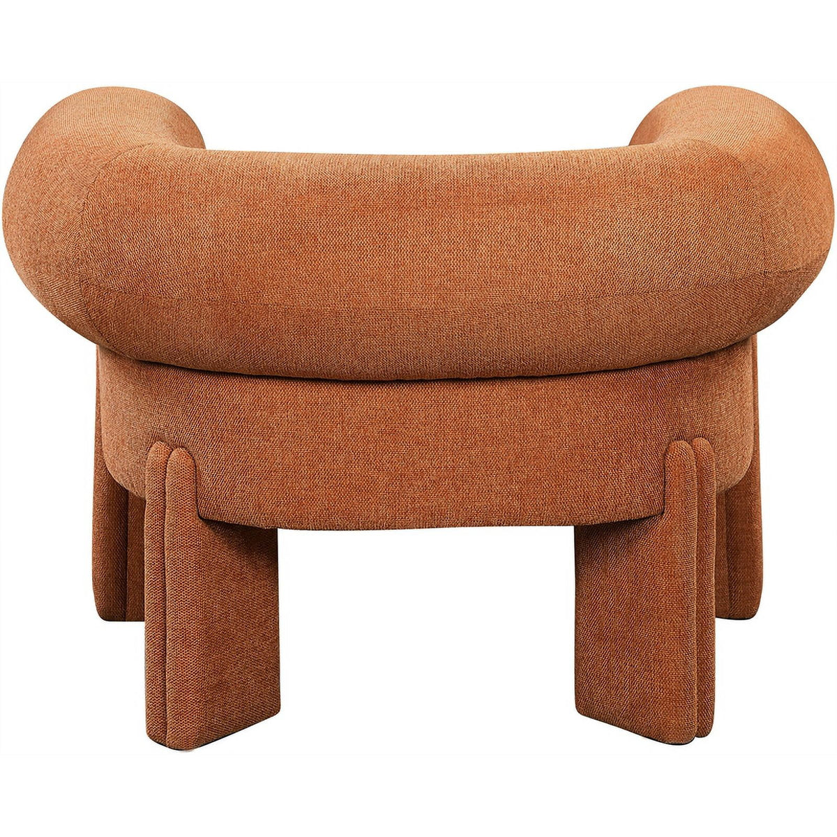 Cognac Fabric Accent Chair J96305